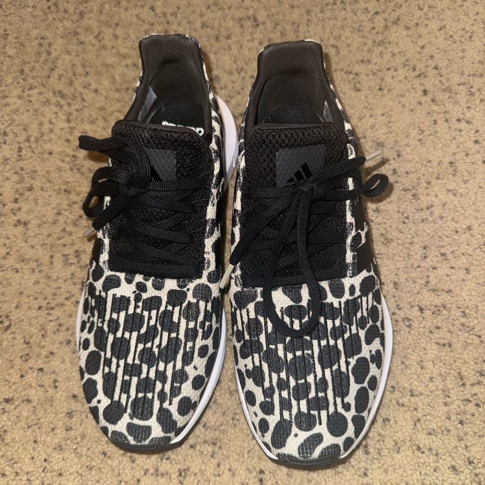 Adidas Monochrome Patterned Sneakers